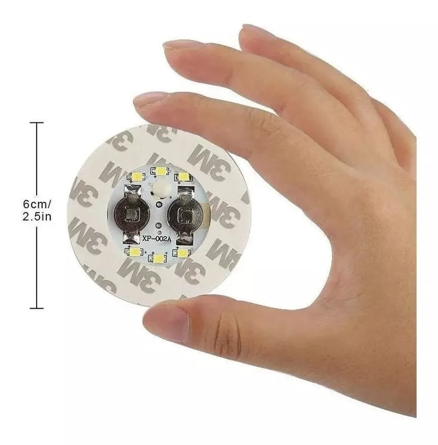 Posa vaso Pack X 6 Mecanismo De Luz Led ,Para Vasos O Botellas