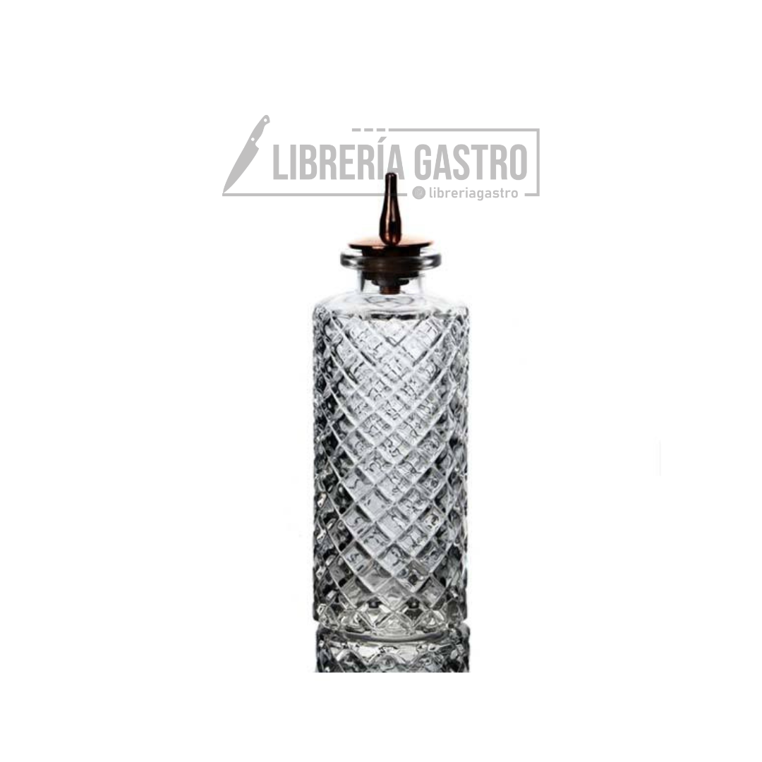 Botella Bitero Vintage con Dasher Top 150ml silver