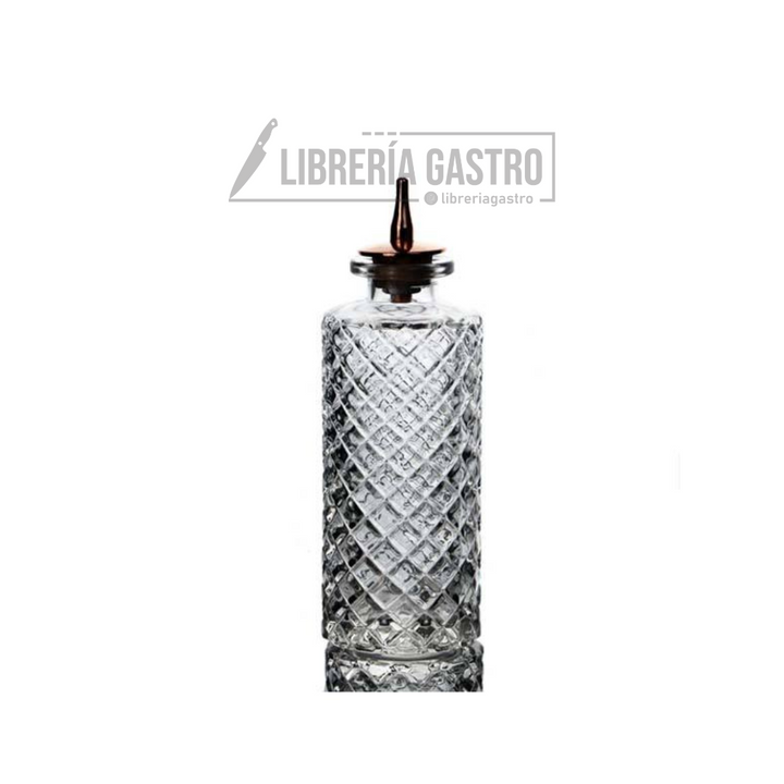 Botella Bitero Vintage con Dasher Top 150ml silver