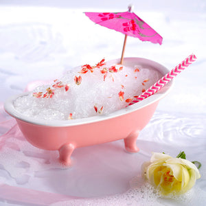 Tiki Vasos Cóctel Originalidad 3D Bañera realista 250ml, Smoothie Milkshake, (Color : Pink)
