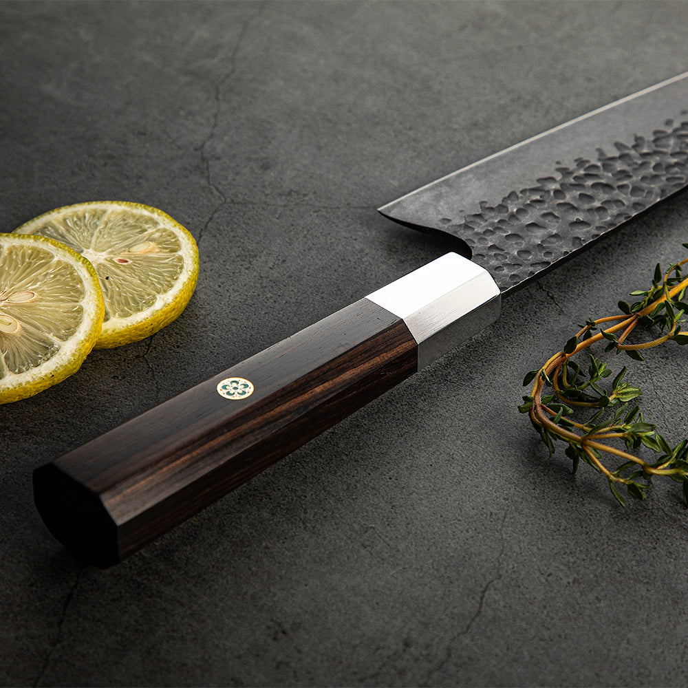 Cuchillo Chef #8 Obsidiana – Acero 440C