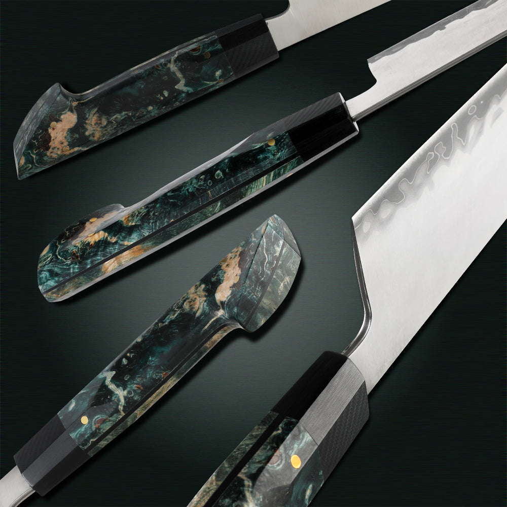 Cuchillo Gyuto #9 Aurora – Núcleo 10Cr