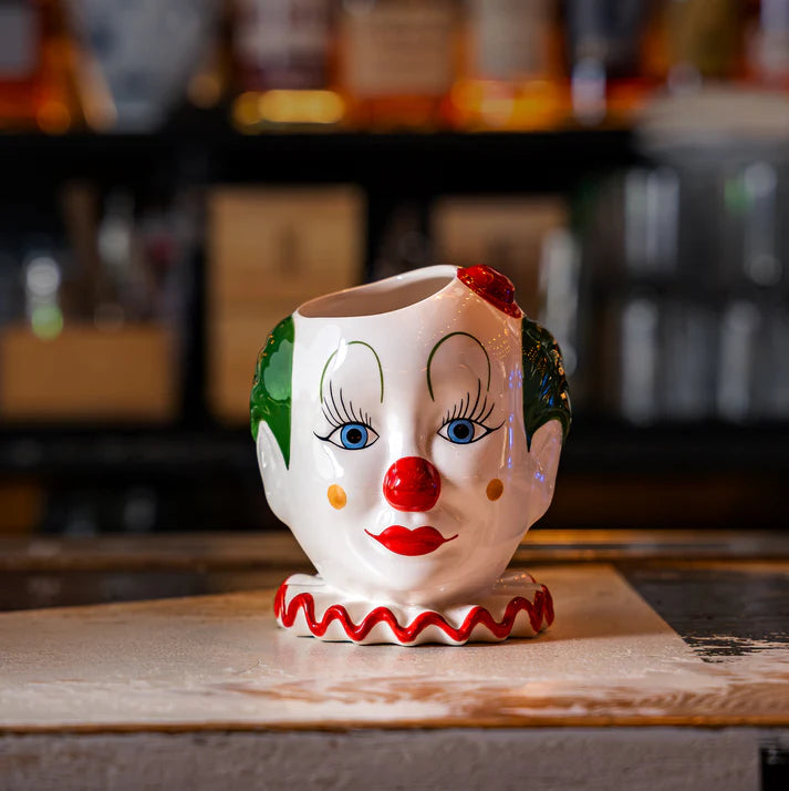 TAZA DE PAYASO CERÁMICA ESMALTADA / 14 oz (415 ml)