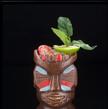 Cargar imagen en el visor de la galería, TIKi taza 420ml de cerámica Luau fiesta Tiki taza Drinkware