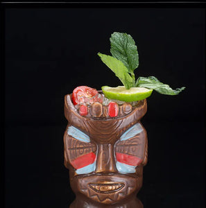 TIKi taza 420ml de cerámica Luau fiesta Tiki taza Drinkware