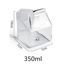 Cargar imagen en el visor de la galería, Vasos de cóctel de 340ml, vasos de whisky, vasos creativos con forma de caja de leche para cóctel.