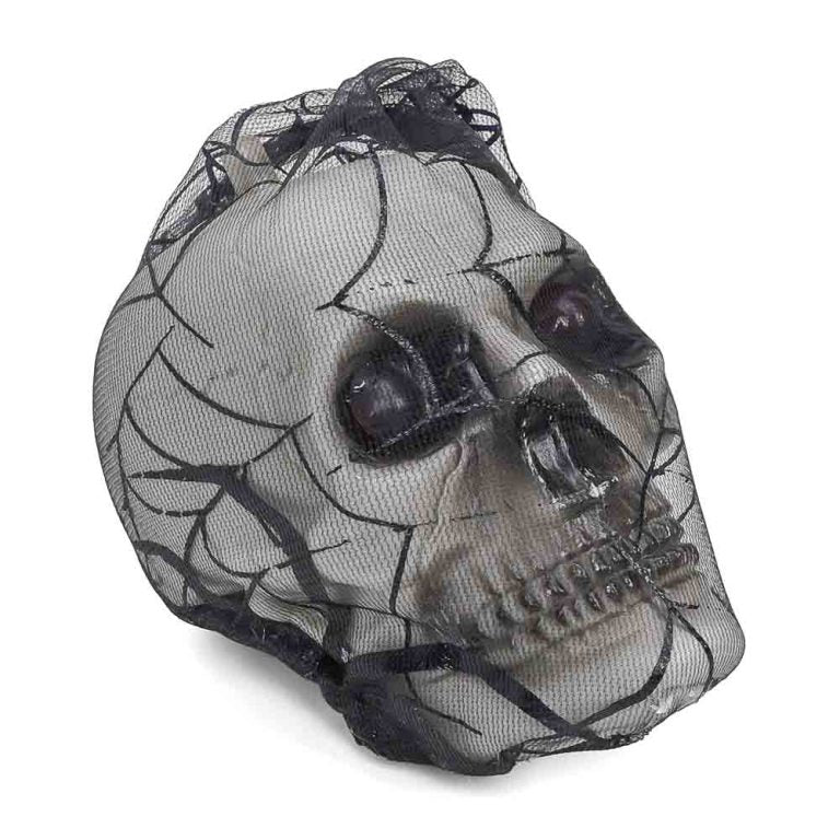 Cráneo de plástico para decoración halloween