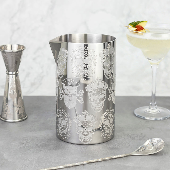 Vaso mezclador Skull acero inox 304 de 850 ml (28 oz)