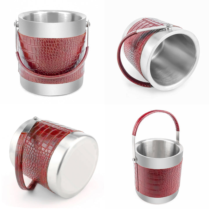 Hielera Croco Borgoña con asa 2L