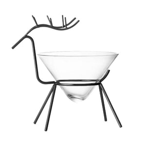 Vaso creativo para cóctel, vasos de Martini con forma de ciervo de hierro de 160ml y 5oz. (SET X 6)