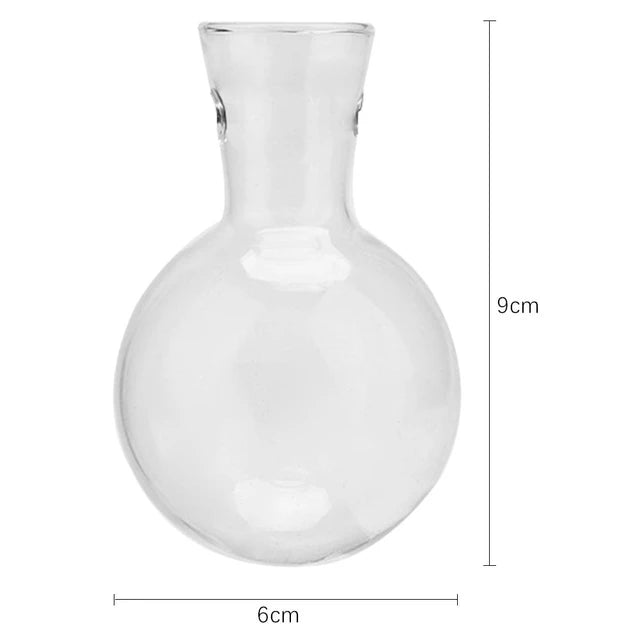 Kingbuy para colgar cocktail x 2, de cristal con soporte de madera.