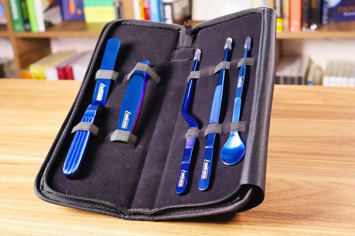 KIT emplatado PRO Azul (6 pzas.) Librería Gastro.