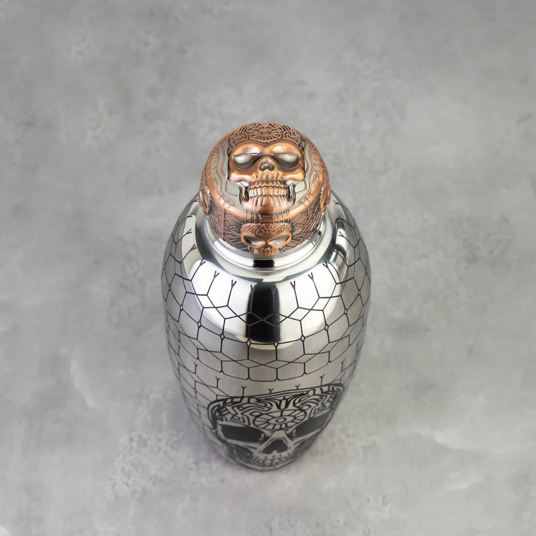 Coctelera Skull macizo de 3 piezas 550ml