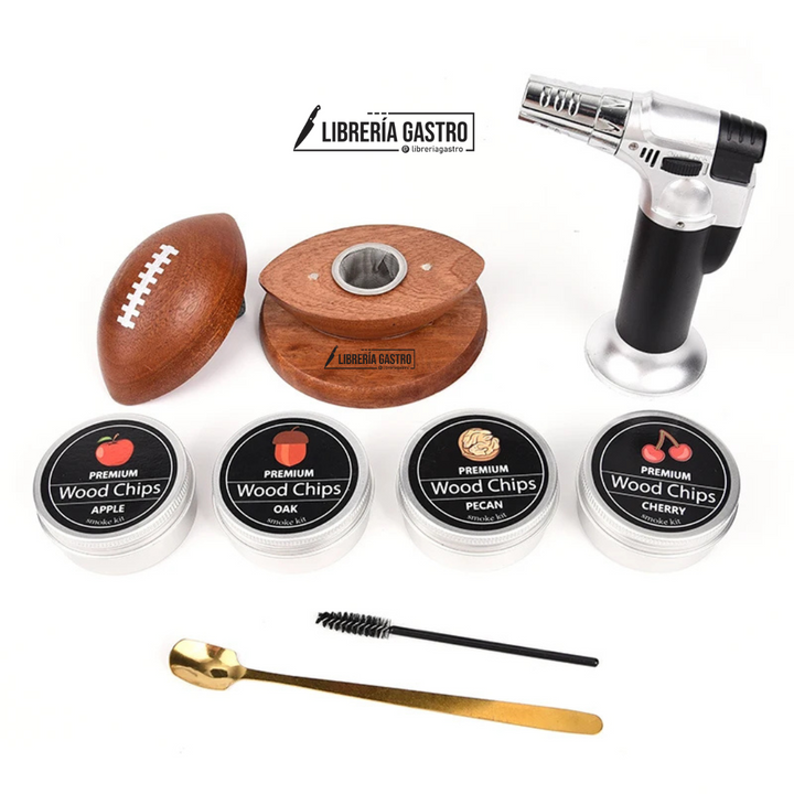 Kit #3 ahumador de whisky con soplete