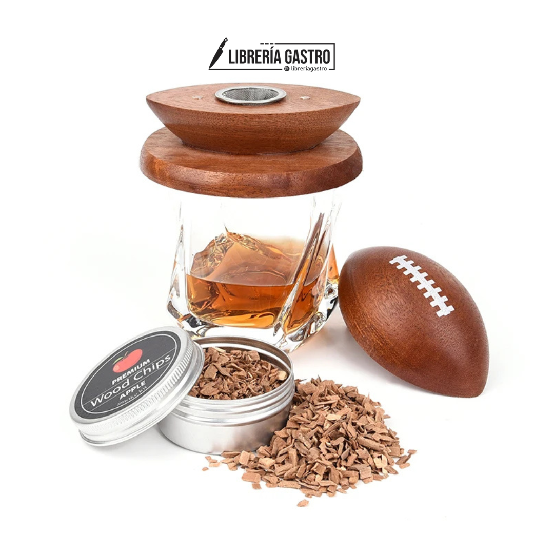 Kit #3 ahumador de whisky con soplete
