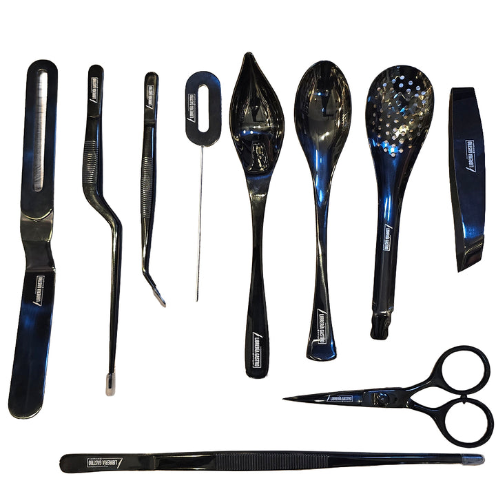 Kit Chef PREMIUM 10 piezas profesional Black