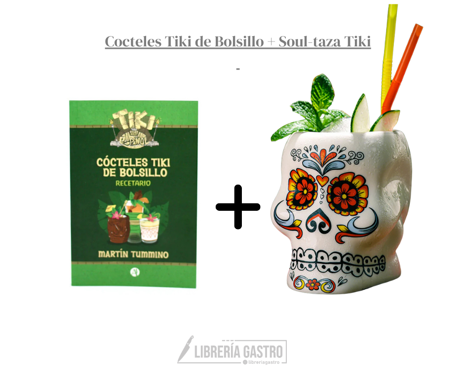 Cocteles Tiki de Bolsillo + Soul-taza Tiki (Pack)