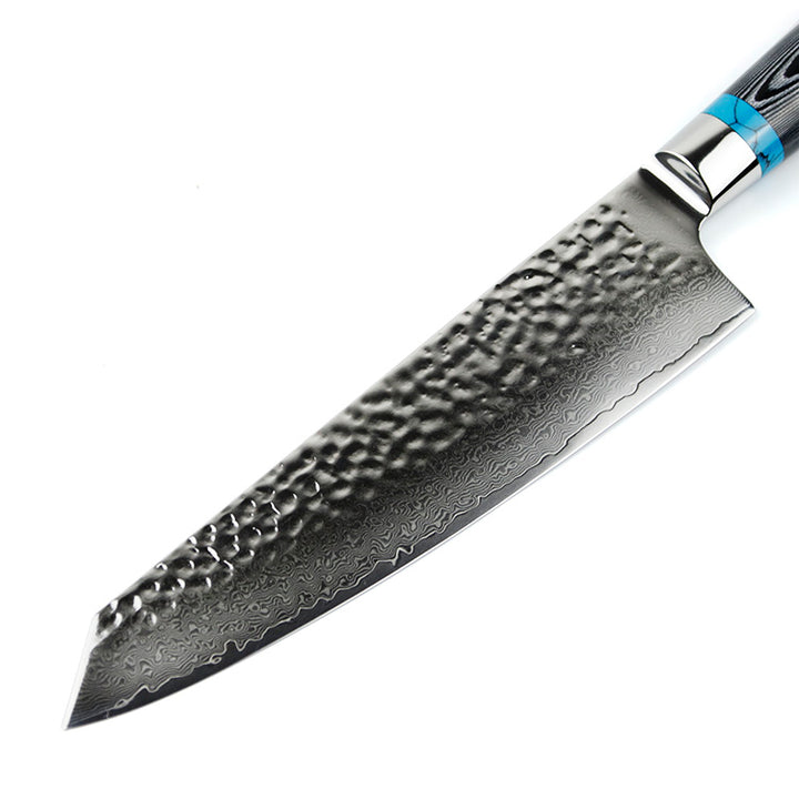 Cuchillo #8 Kiritsuke, acero de Damasco ultra afilado.