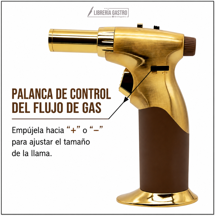 Profesional Jet Flame 803, Soplete de cocina recargable.