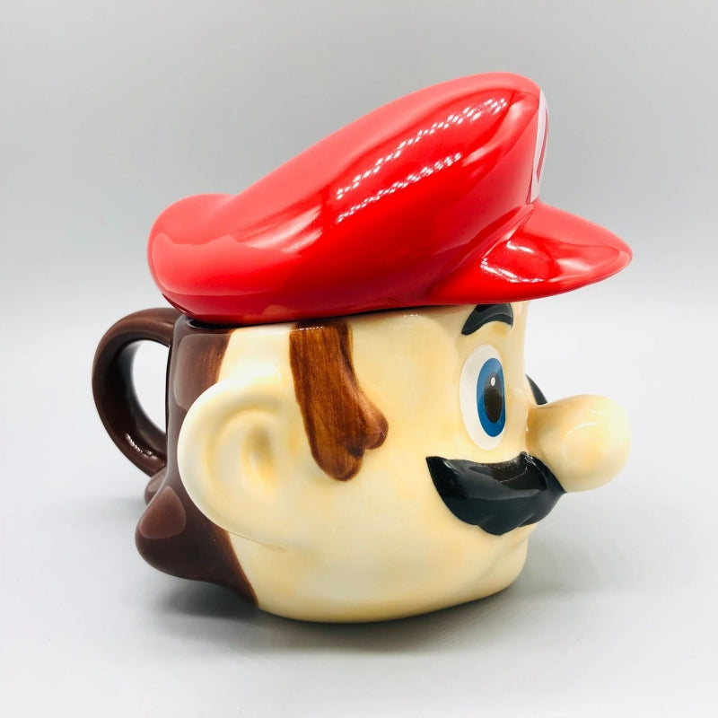 Taza Super Mario Bros 3D con tapa