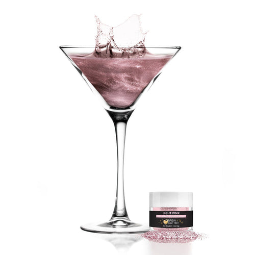 Light Pink Brew Glitter 4g | Cocktail Beverage Glitter