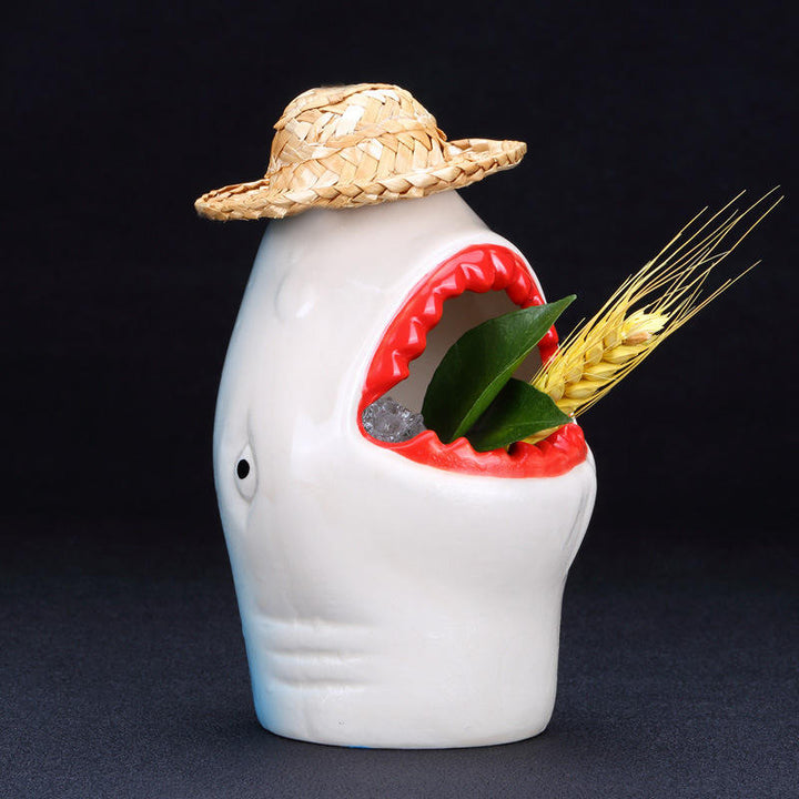 Tki tiburón blanco con diente rojo 300ml.
