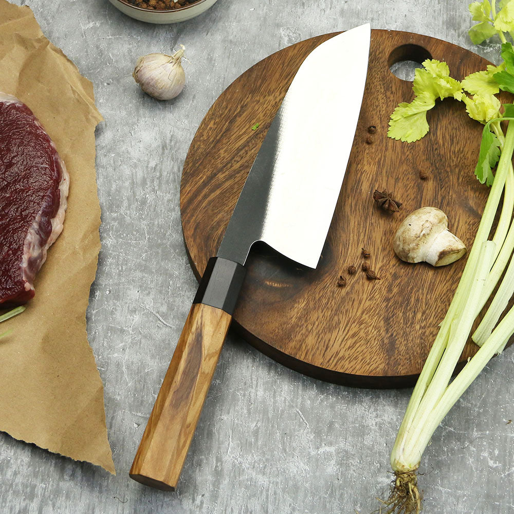 Cuchillo Santoku #7 Terra – Acero 440C
