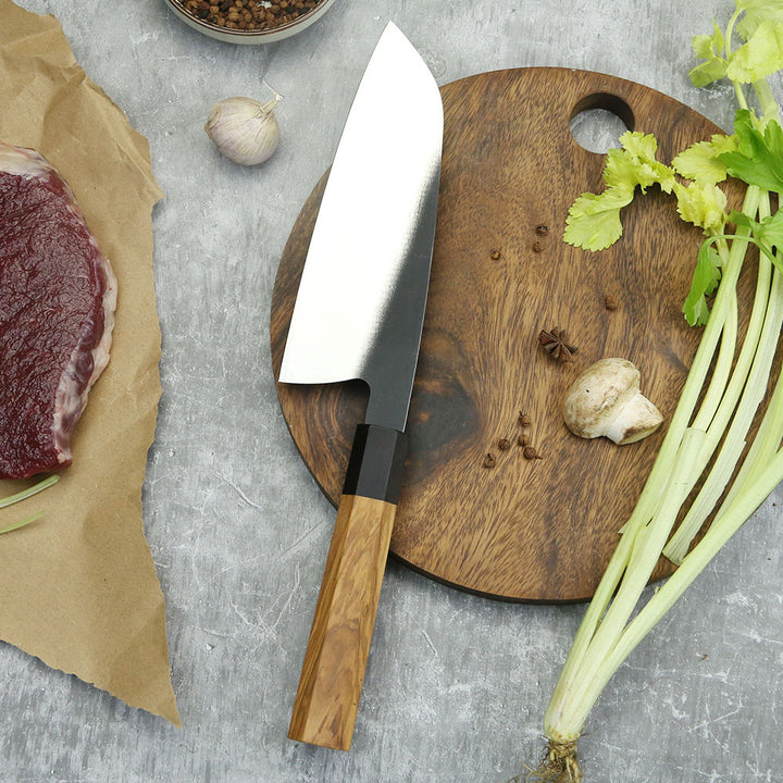 Cuchillo Santoku #7 Terra – Acero 440C