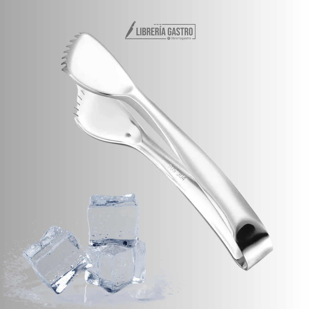 Pinza de hielo acero inoxidable 304