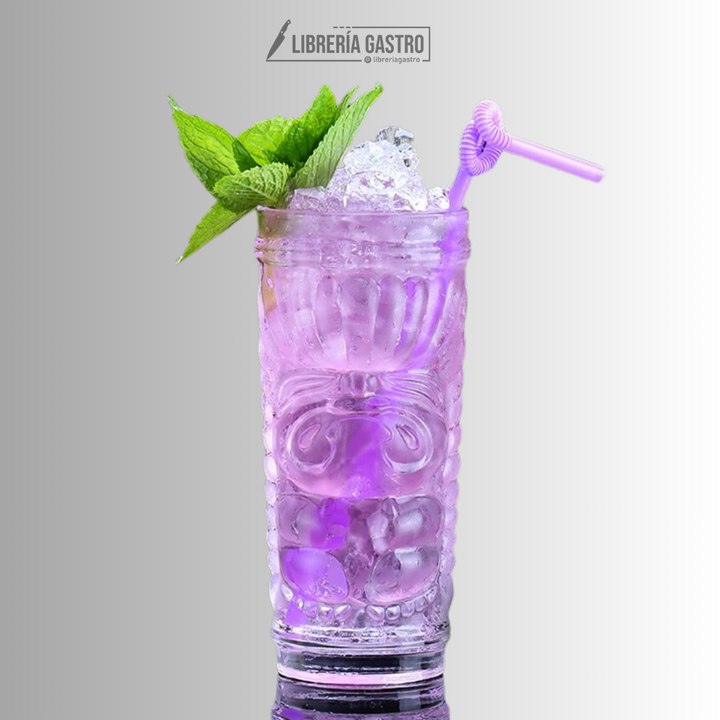 Vaso Mug Tiki vidrio 420ml (14oz)