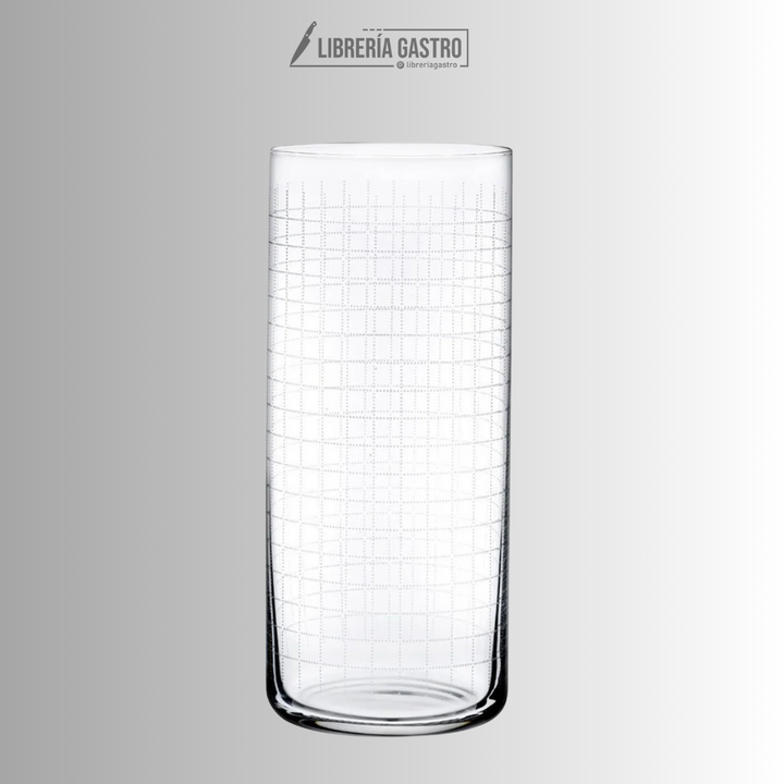 Vaso HB RIO 12.5 oz. (380ml), con patrón de cuadros
