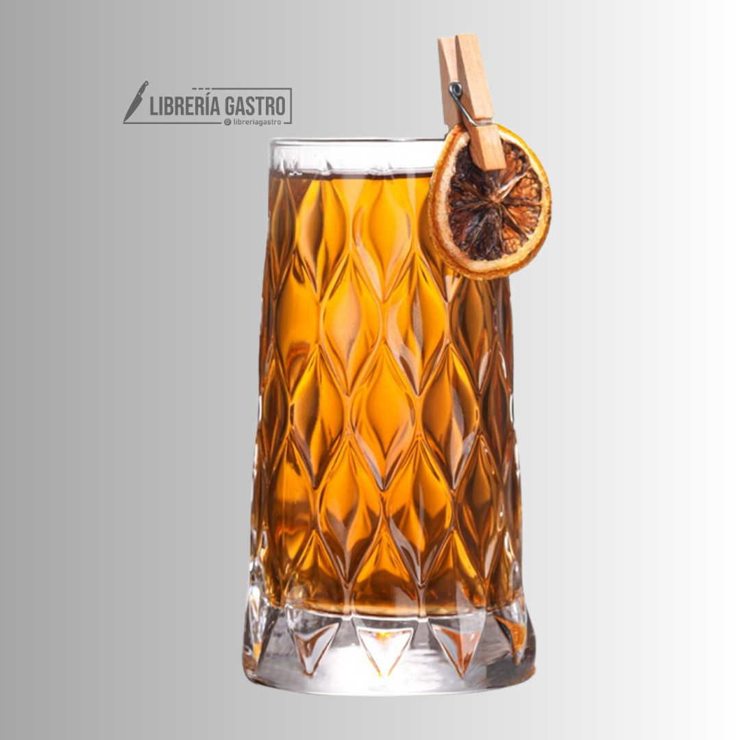 Vasos long drink 350ml (12oz) leafy pasabahce global (Set X4)