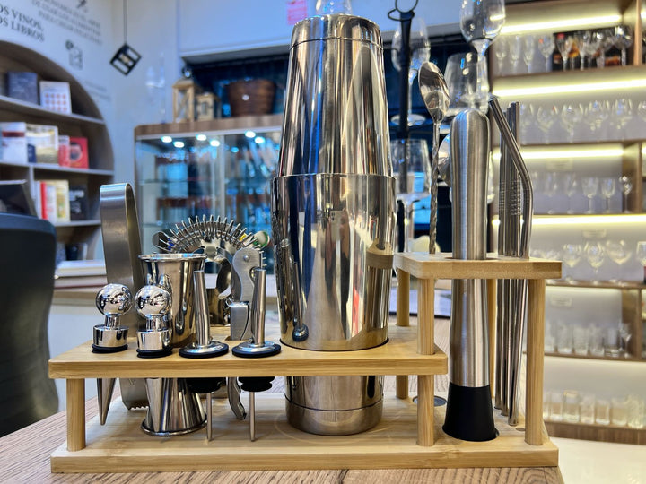 KIT BARMAN 18 PIEZAS 500ml ACERO INOX