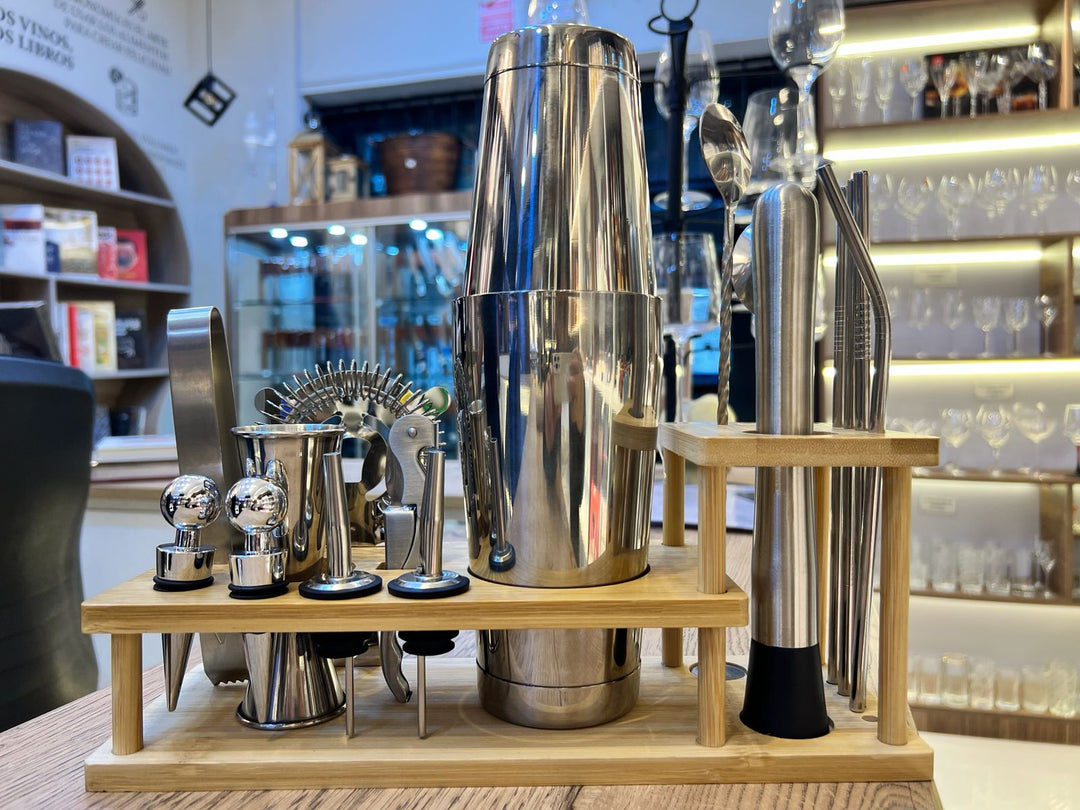 KIT BARMAN 18 PIEZAS 500ml ACERO INOX