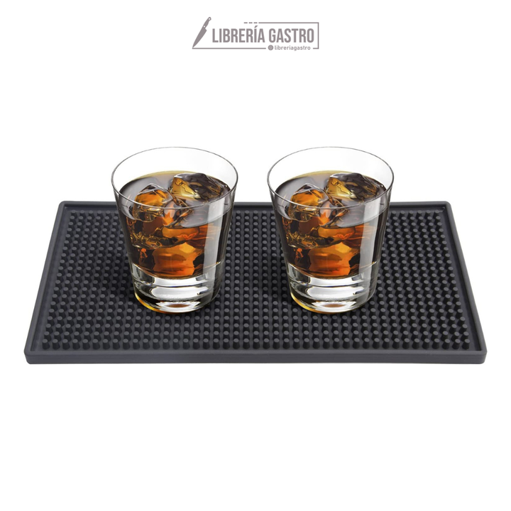 BARMAT Negro PVC rectángulo 29x20cm