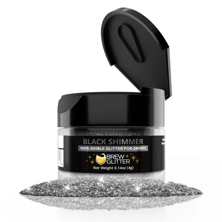 Black Shimmer Brew Glitter 4 g| Cocktail Beverage Glitter