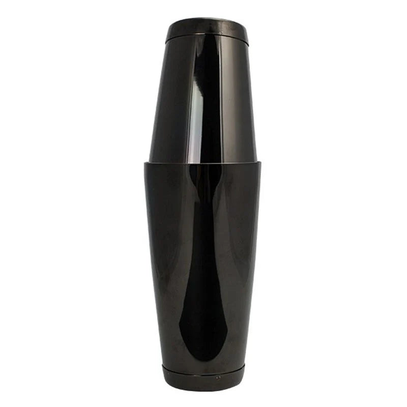 Boston Shaker Coctelera, Herramienta de barra de acero inoxidable NEGRO 18/28 oz.