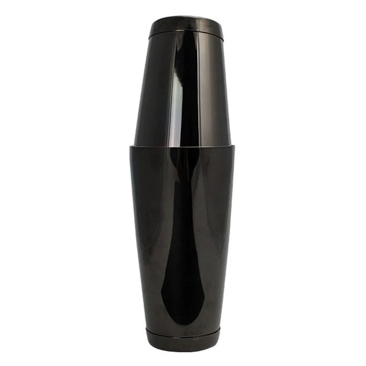 Boston Shaker Coctelera, Herramienta de barra de acero inoxidable NEGRO 18/28 oz.