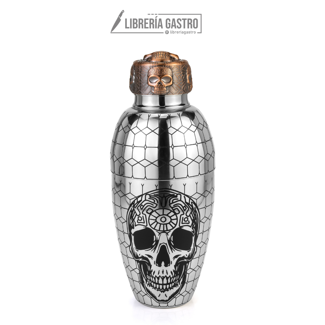 Coctelera Skull macizo de 3 piezas 550ml