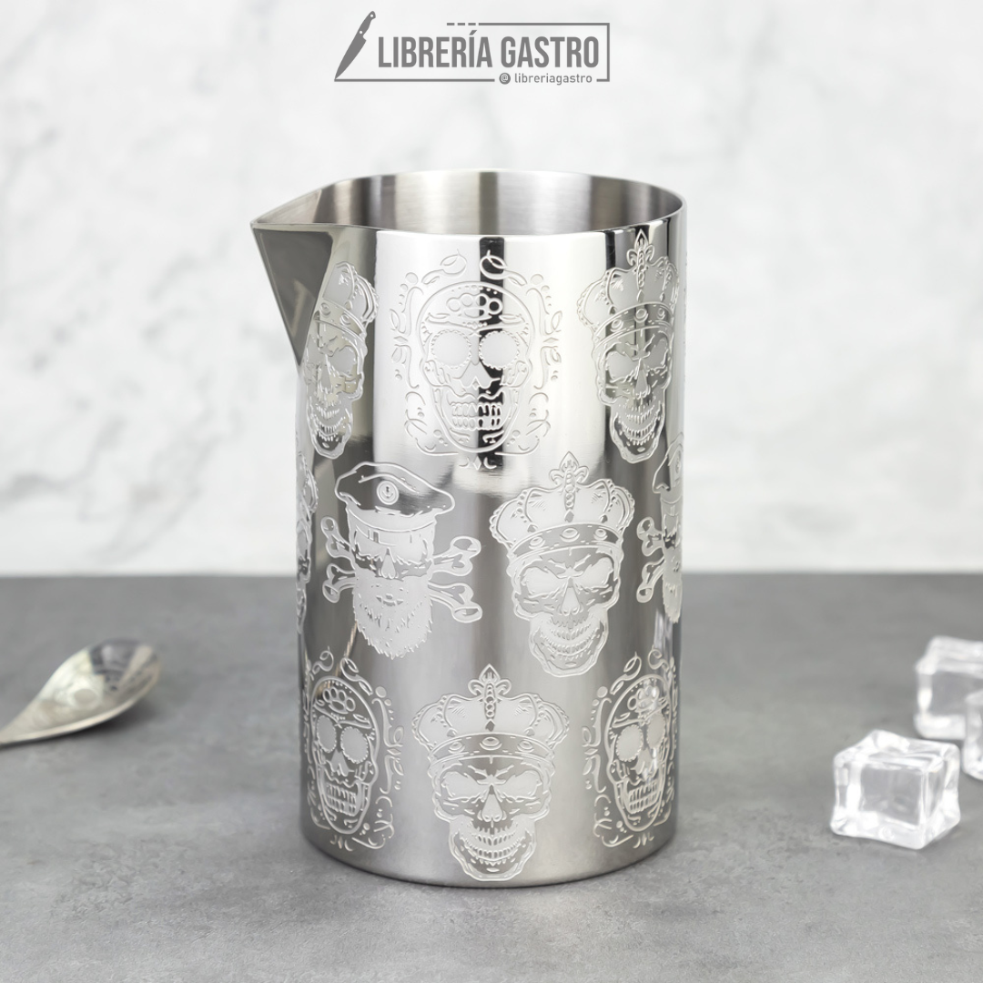 Vaso mezclador Skull acero inox 304 de 850 ml (28 oz)