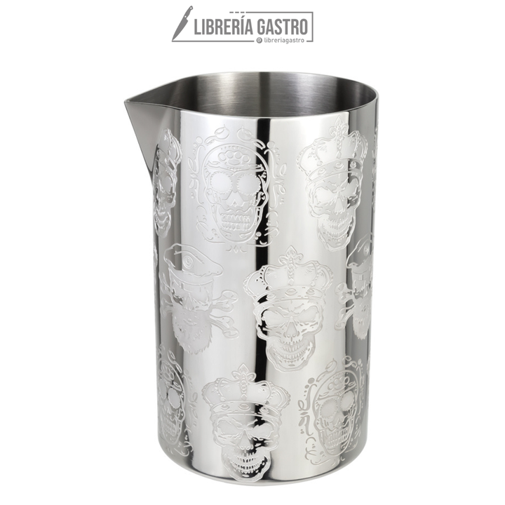 Vaso mezclador Skull acero inox 304 de 850 ml (28 oz)