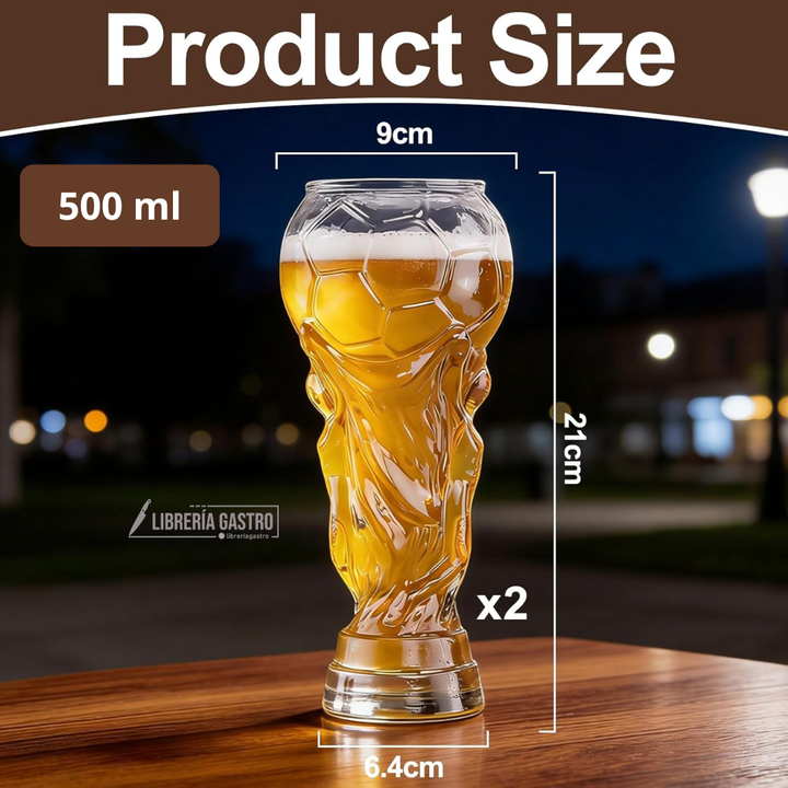 Copa Cerveza del Mundo 500ml (17oz)