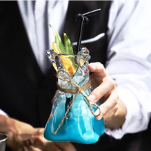 Cargar imagen en el visor de la galería, Vaso de cóctel coloridos de 300ml, jarrón artístico creativo de Origami