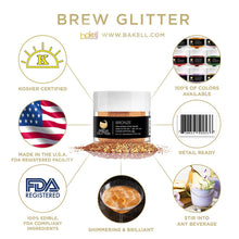 Cargar imagen en el visor de la galería, Bronze Brew Glitter 4g | Cocktail Beverage Glitter