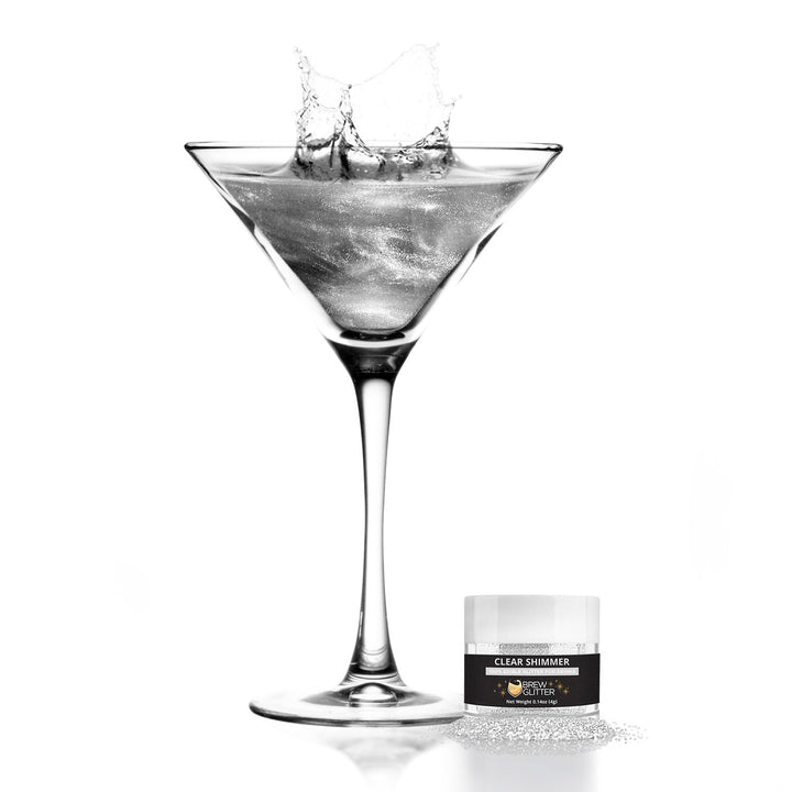 Clear Shimmer Brew Glitter 4 g | Cocktail Beverage Glitter