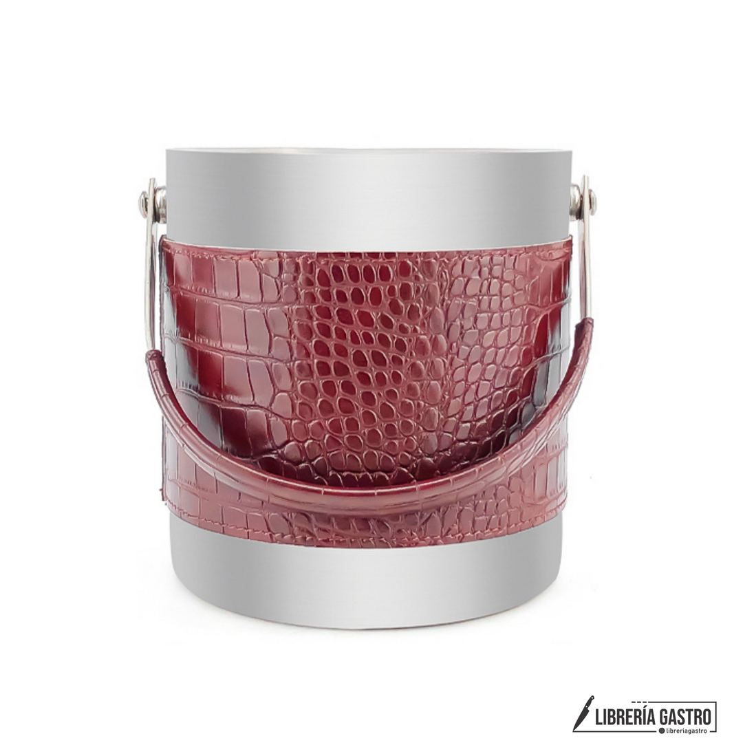 Hielera Croco Borgoña con asa 2L