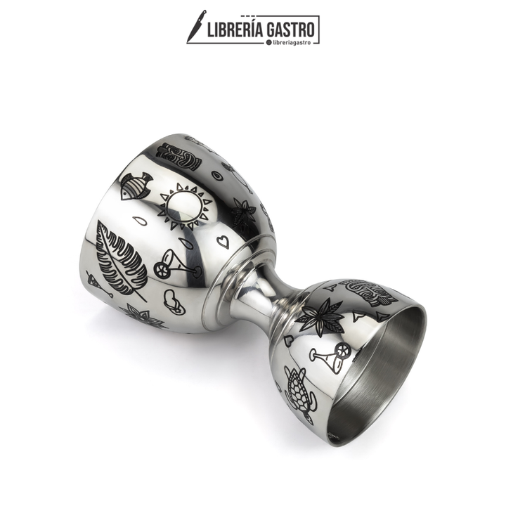 Jigger Leopoldo estilo Tiki 30/60ml