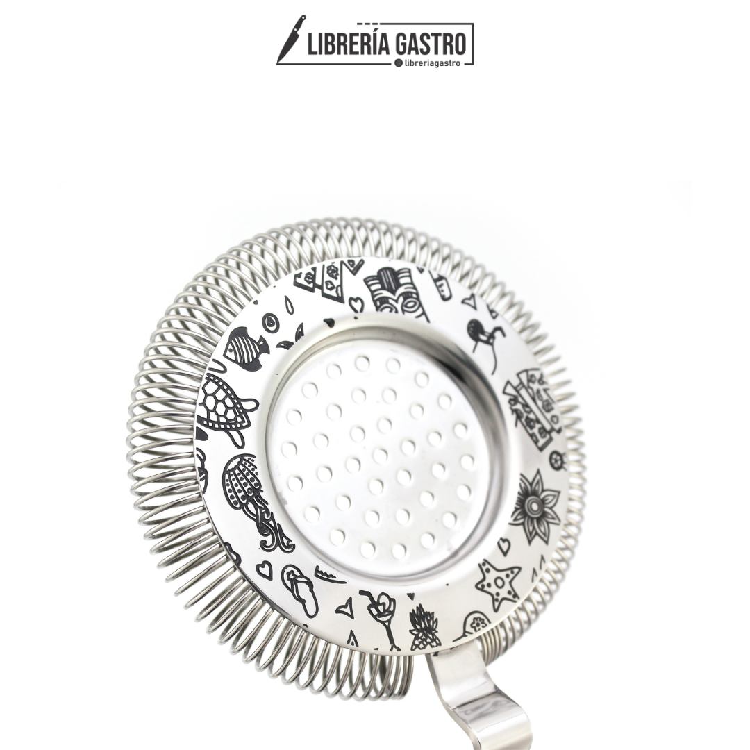 Colador TIKI Hawthorne de acero inoxidable 18/8.