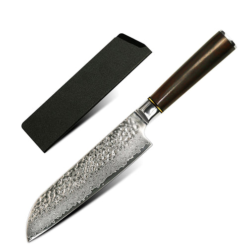 Santoku-cuchillo de chef de acero VG-10