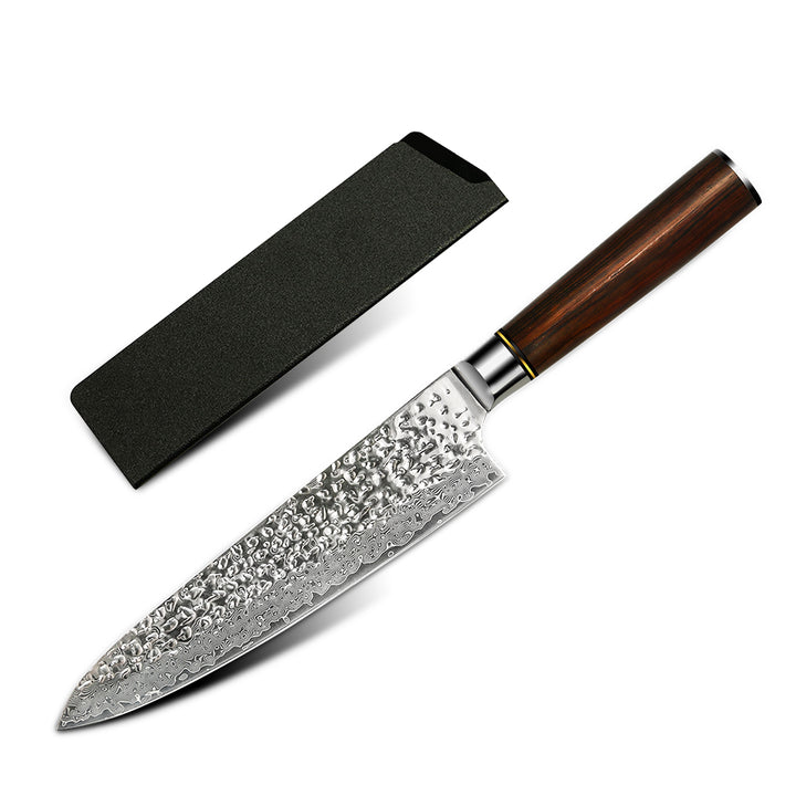 Cuchillo de chef 8" de cocina de acero damasco, VG-10